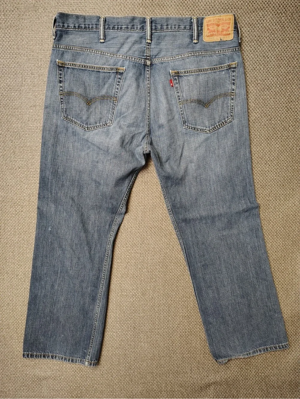 Levis 569 Loose Straight Jeans Mens W38 L30 Blue Medium Wash Denim 00569-0041